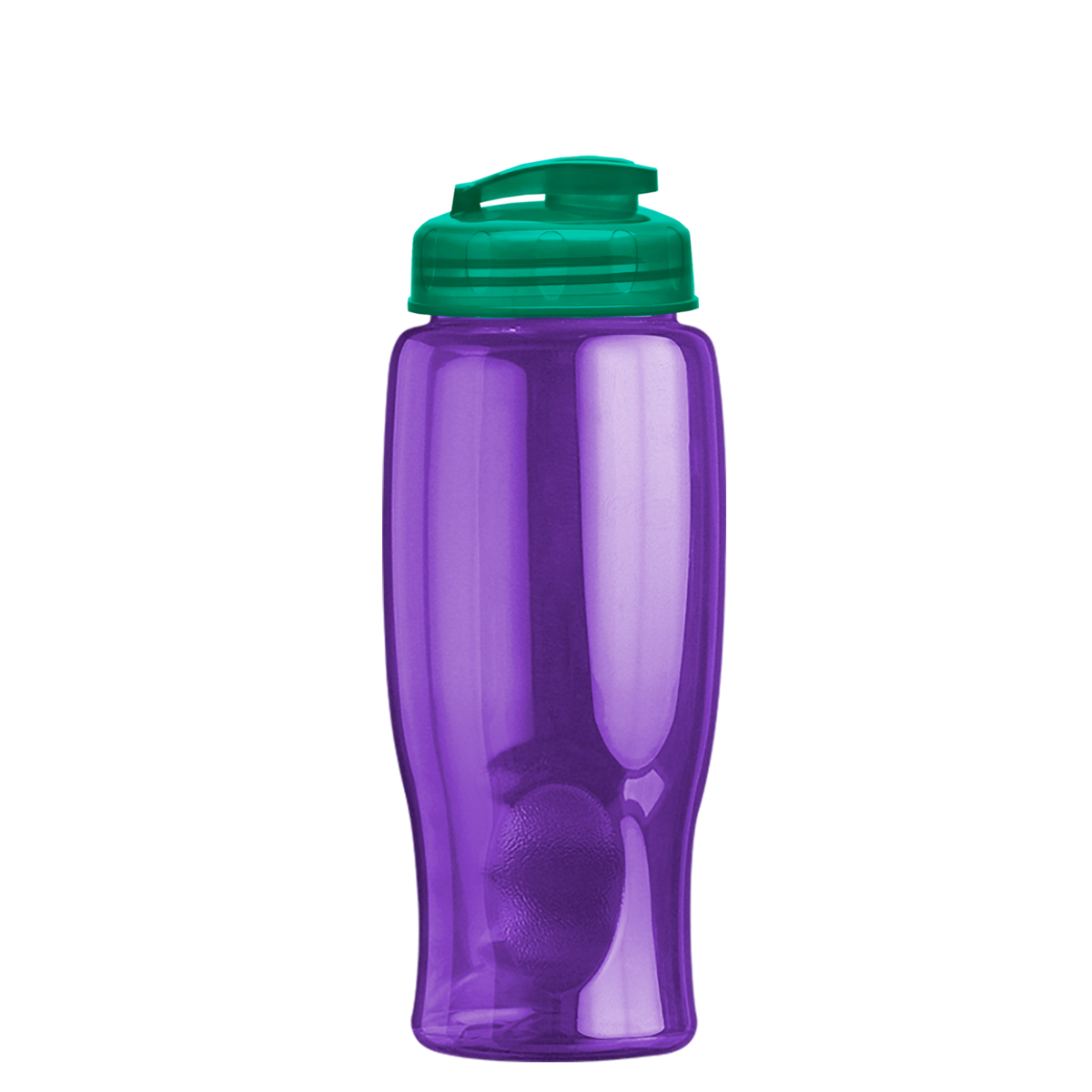 Custom logo Poly+ Bottle with Flip-Top Lid - 27 oz.