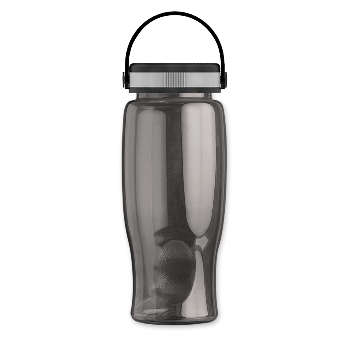 Custom logo Poly+ Bottle with Grip Lid - 27 oz.