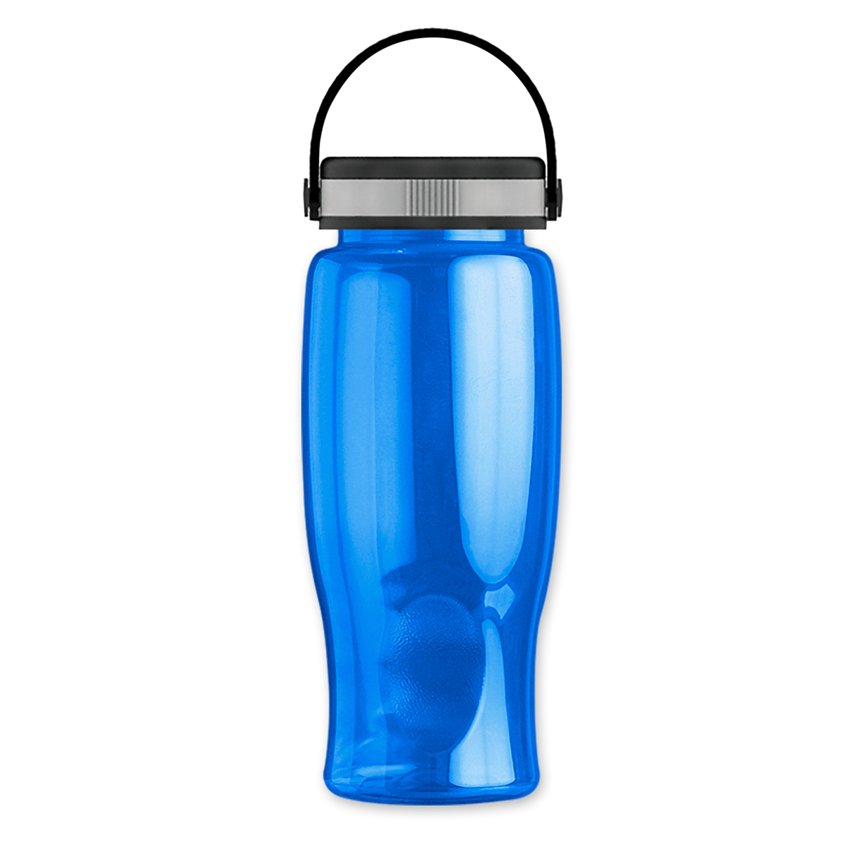 Custom logo Poly+ Bottle with Grip Lid - 27 oz.