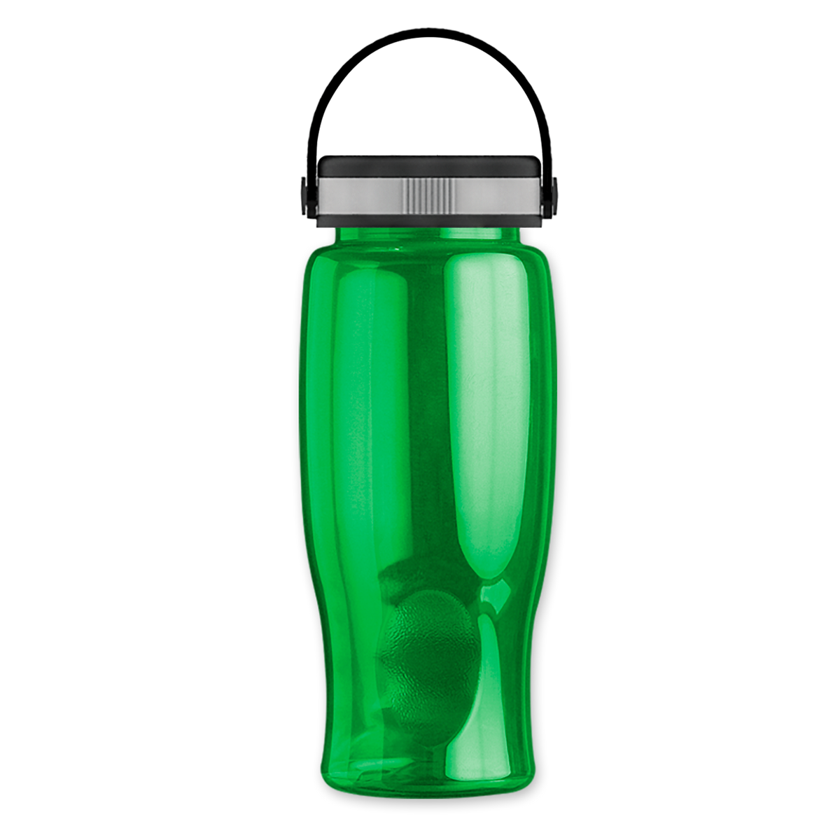 Custom logo Poly+ Bottle with Grip Lid - 27 oz.