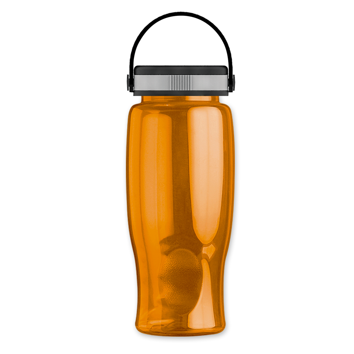 Custom logo Poly+ Bottle with Grip Lid - 27 oz.