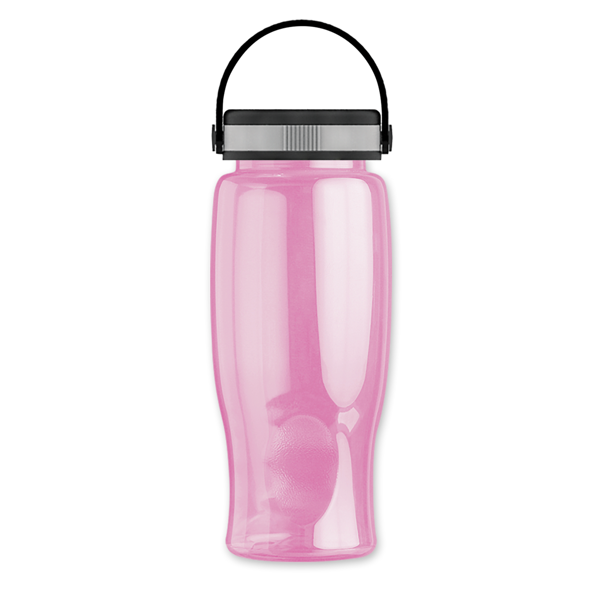 Custom logo Poly+ Bottle with Grip Lid - 27 oz.