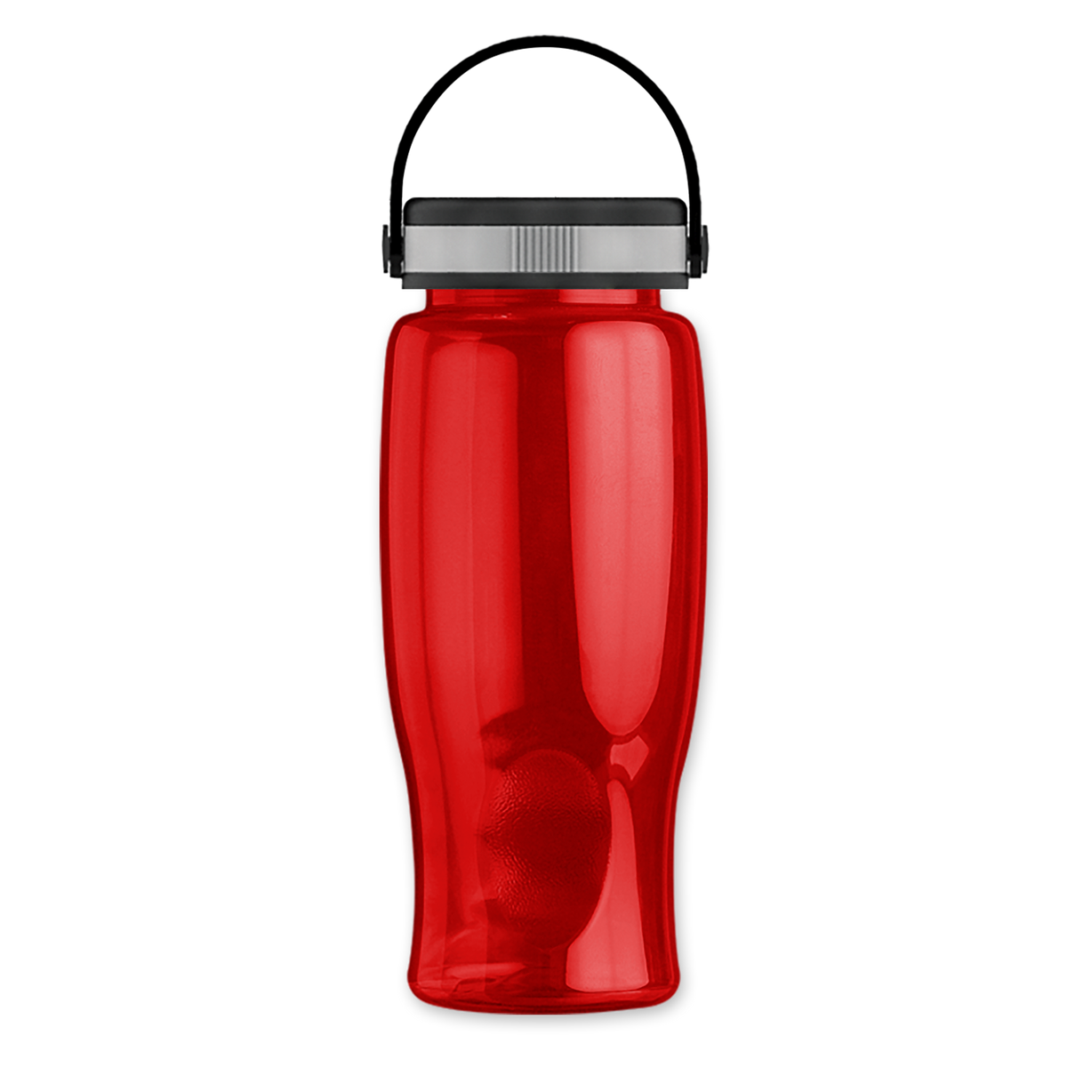 Custom logo Poly+ Bottle with Grip Lid - 27 oz.
