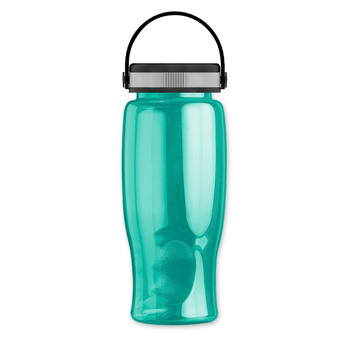 Custom logo Poly+ Bottle with Grip Lid - 27 oz.
