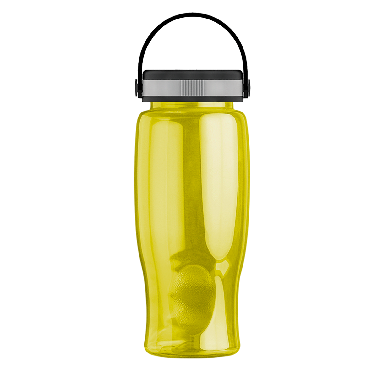 Custom logo Poly+ Bottle with Grip Lid - 27 oz.