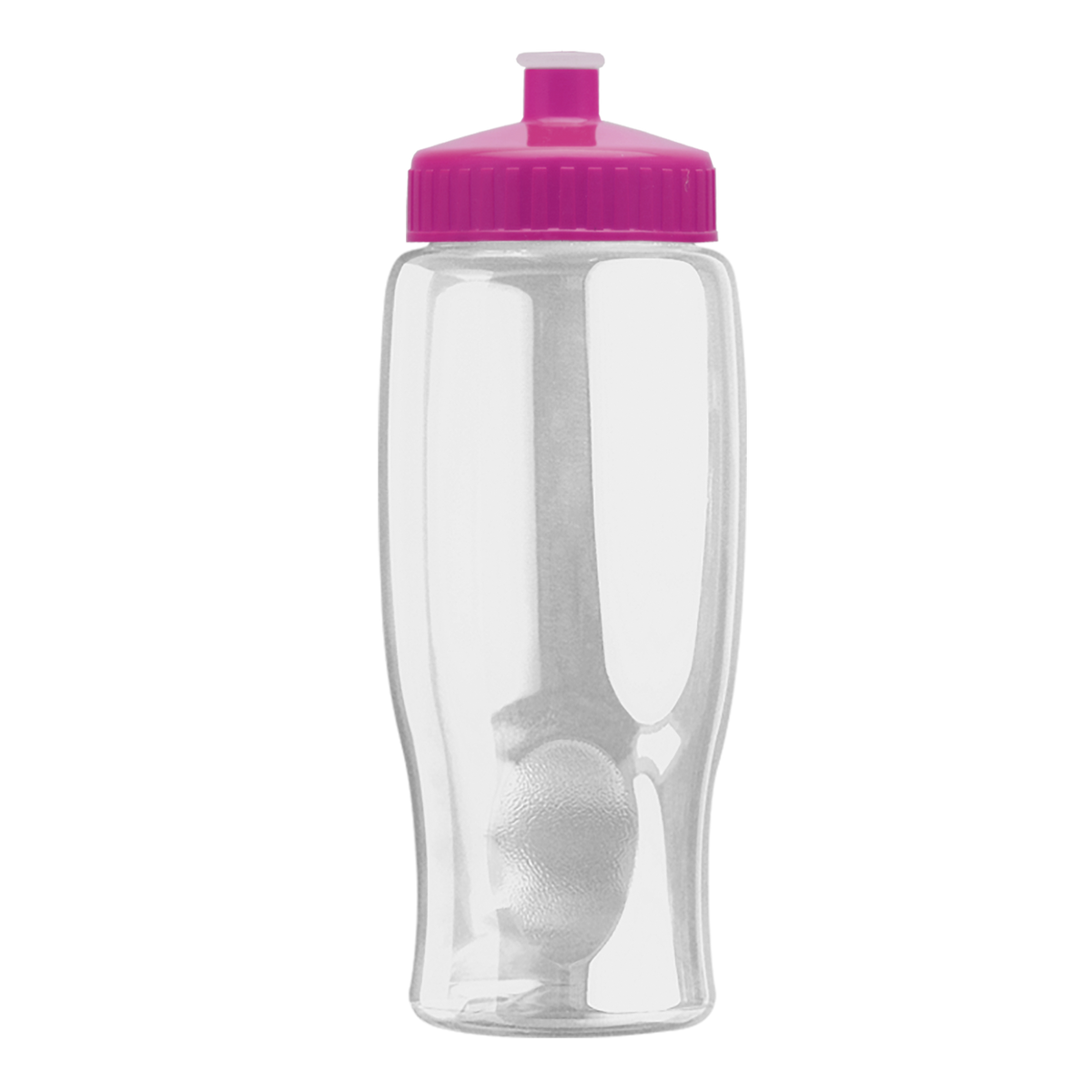 Custom logo Poly+ Bottle with Push-Pull Lid - 27 oz.