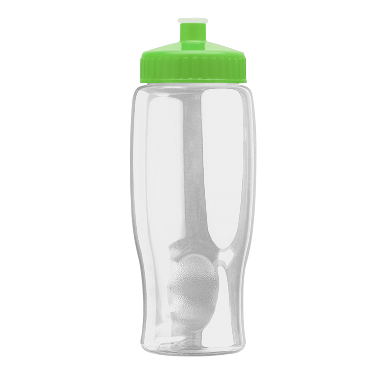 Custom logo Poly+ Bottle with Push-Pull Lid - 27 oz.