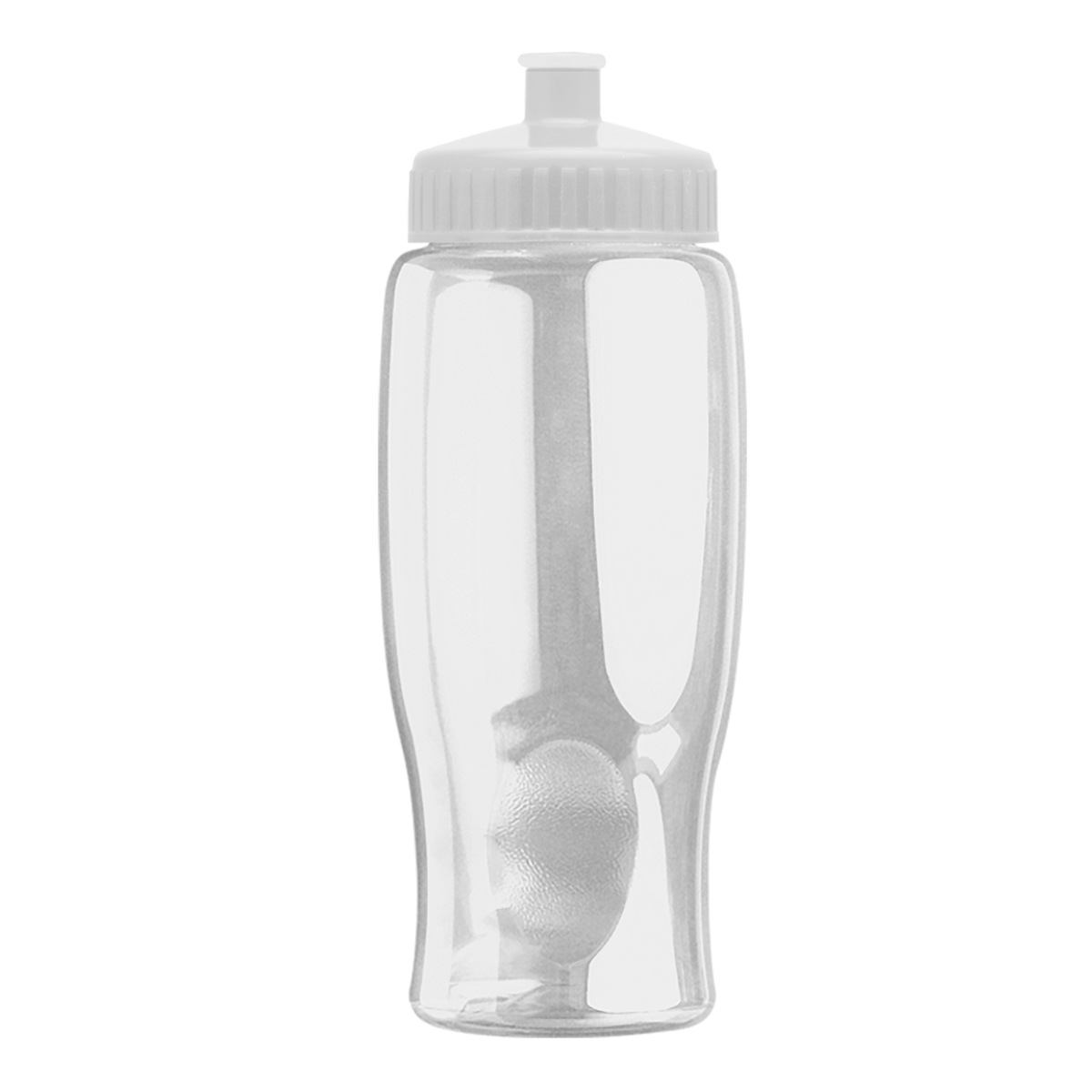 Custom logo Poly+ Bottle with Push-Pull Lid - 27 oz.