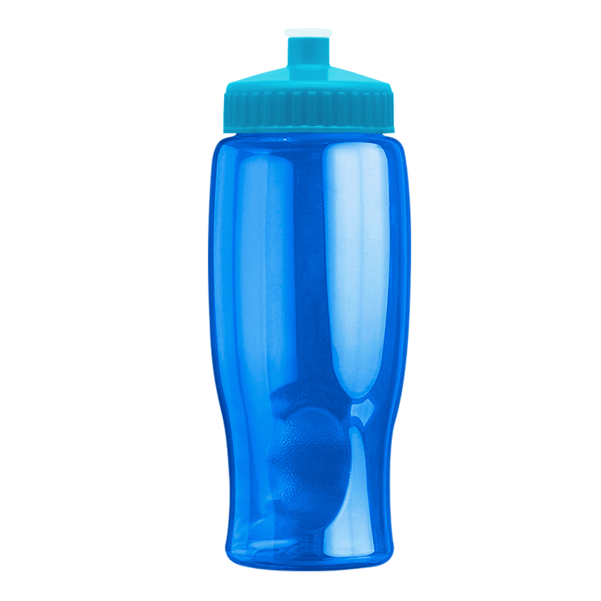 Custom logo Poly+ Bottle with Push-Pull Lid - 27 oz.