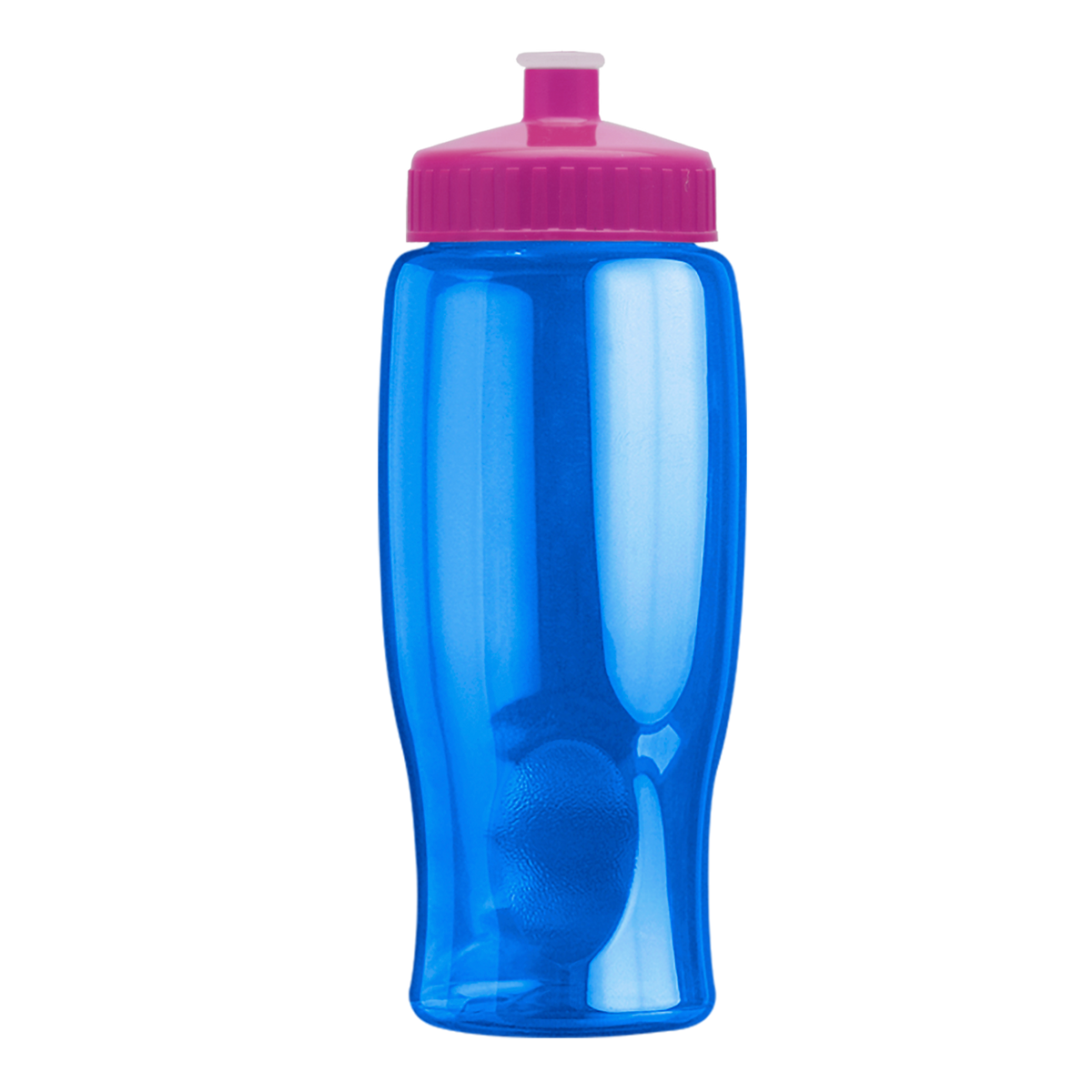 Custom logo Poly+ Bottle with Push-Pull Lid - 27 oz.
