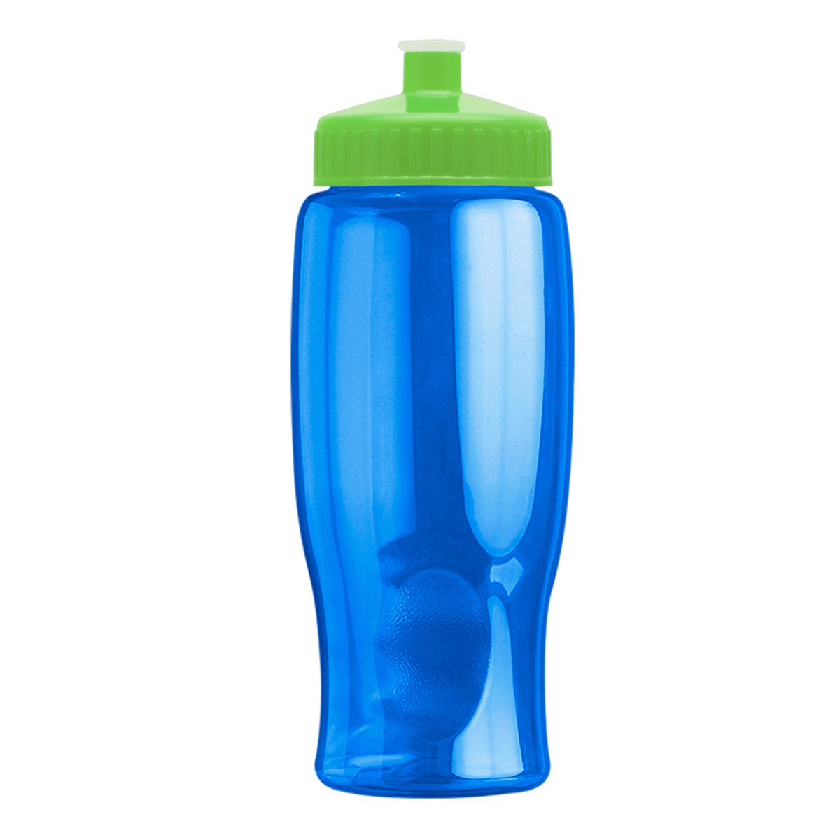Custom logo Poly+ Bottle with Push-Pull Lid - 27 oz.