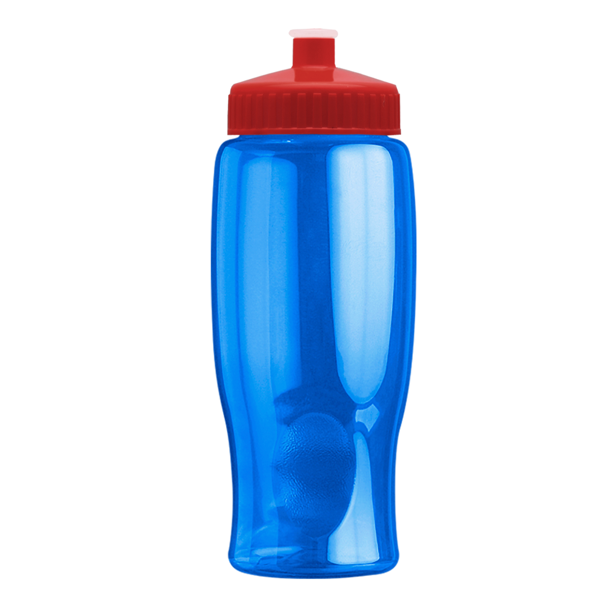 Custom logo Poly+ Bottle with Push-Pull Lid - 27 oz.