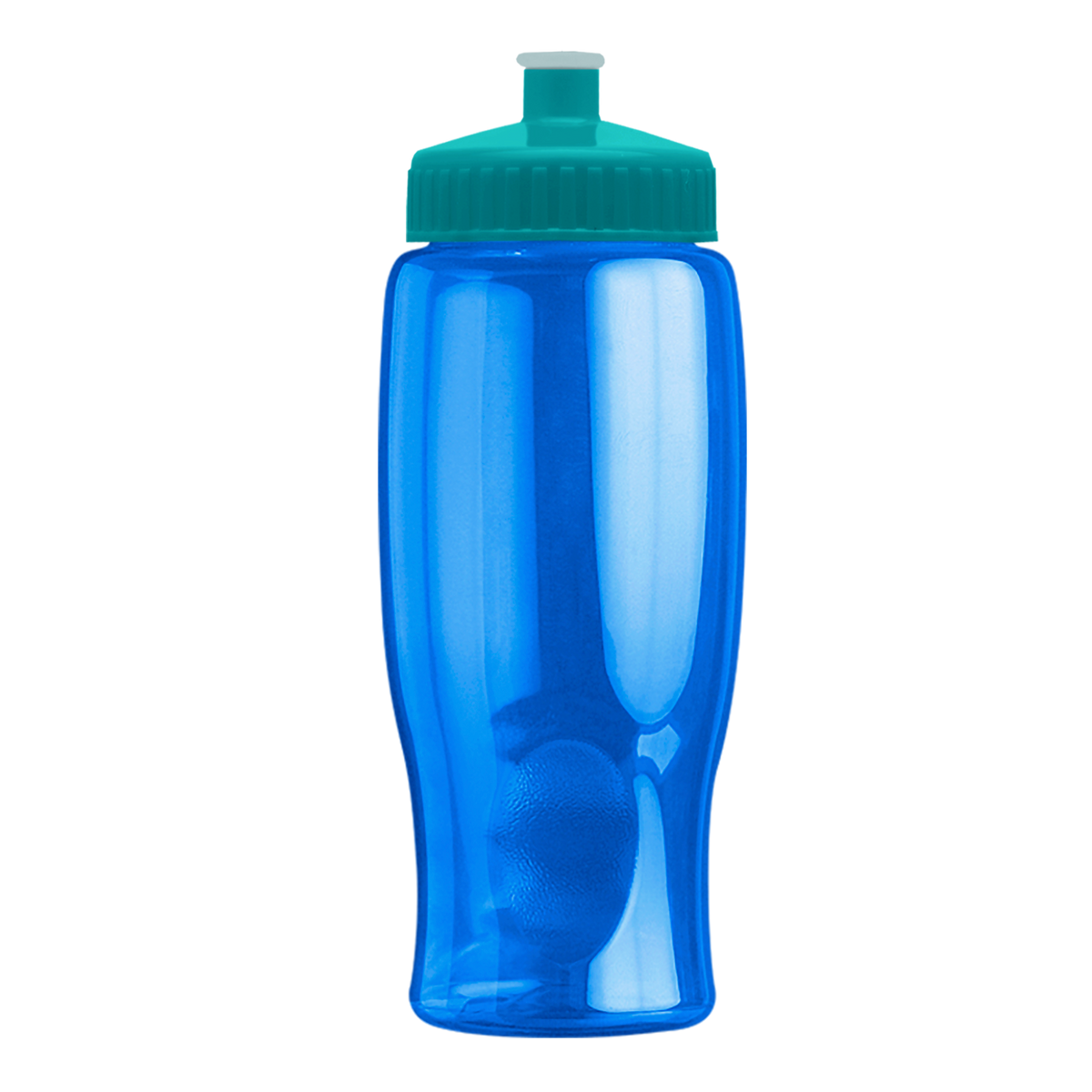 Custom logo Poly+ Bottle with Push-Pull Lid - 27 oz.