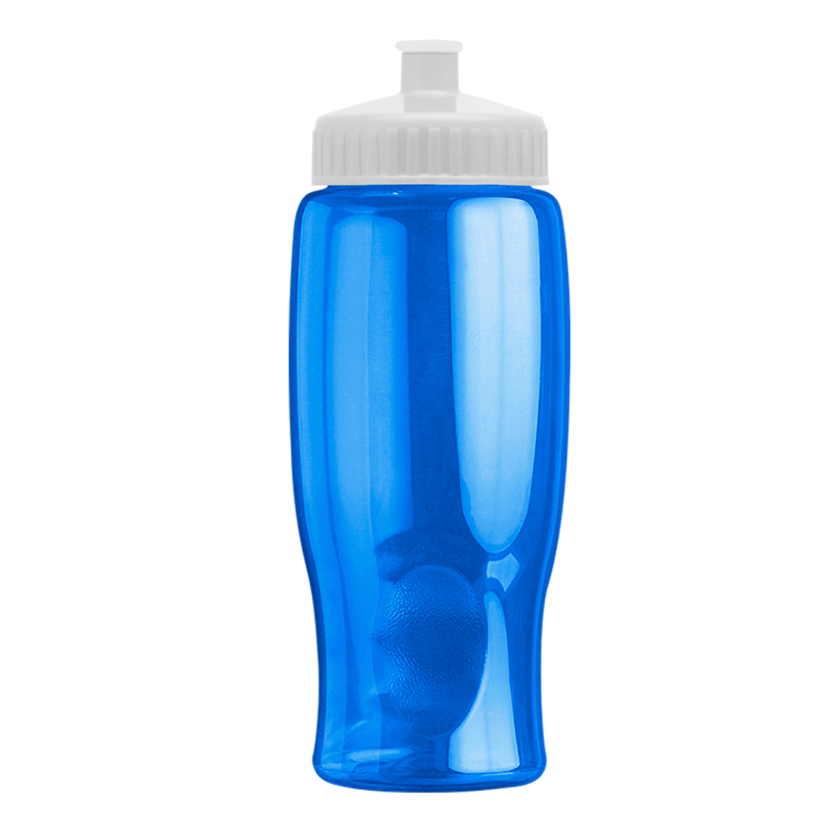 Custom logo Poly+ Bottle with Push-Pull Lid - 27 oz.
