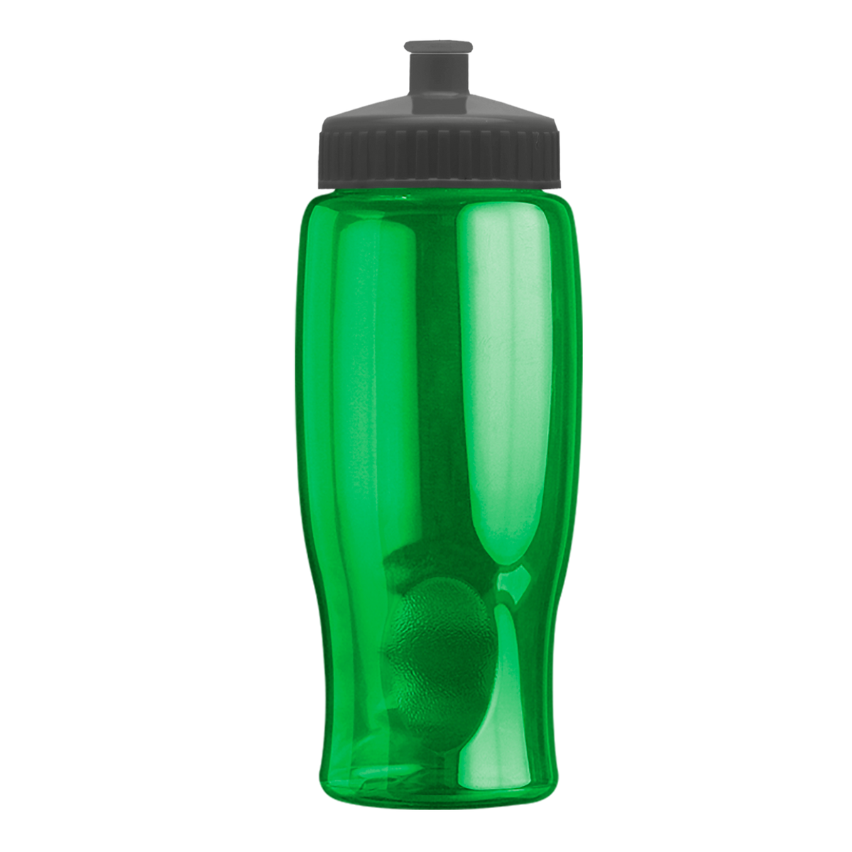 Custom logo Poly+ Bottle with Push-Pull Lid - 27 oz.