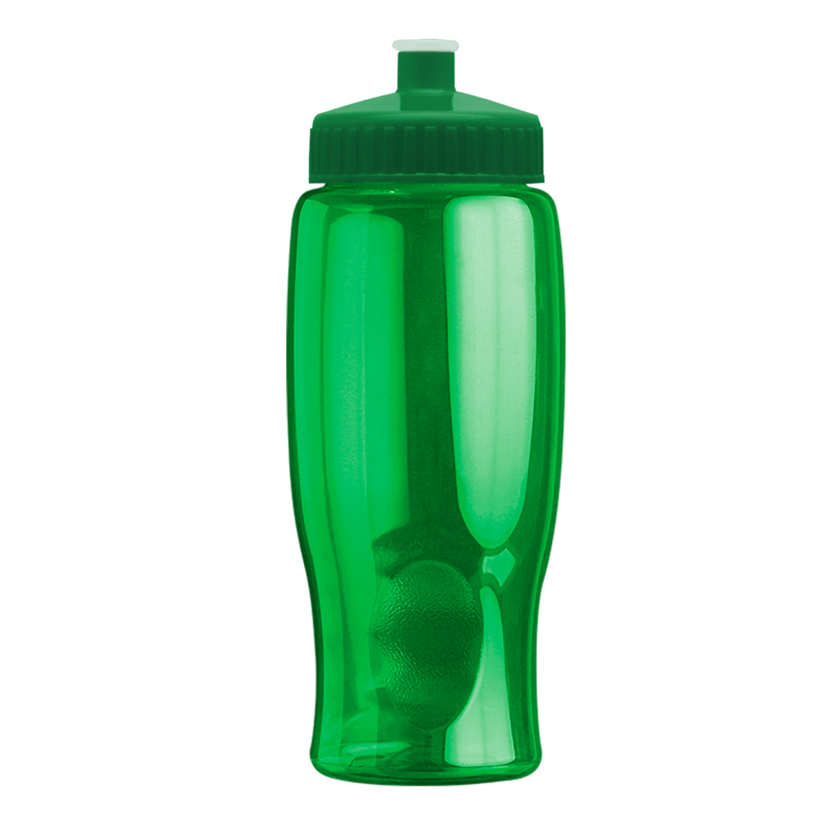 Custom logo Poly+ Bottle with Push-Pull Lid - 27 oz.