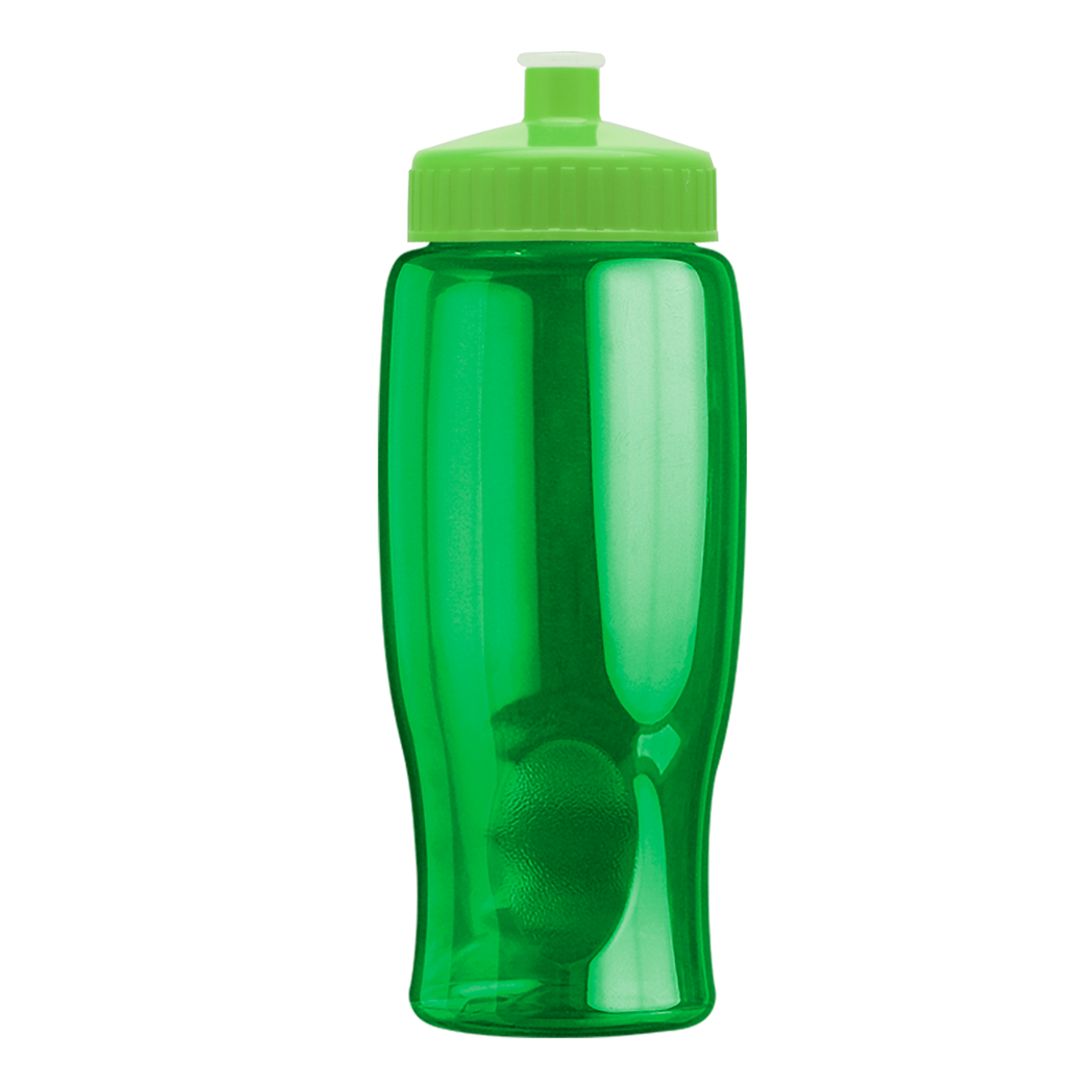 Custom logo Poly+ Bottle with Push-Pull Lid - 27 oz.