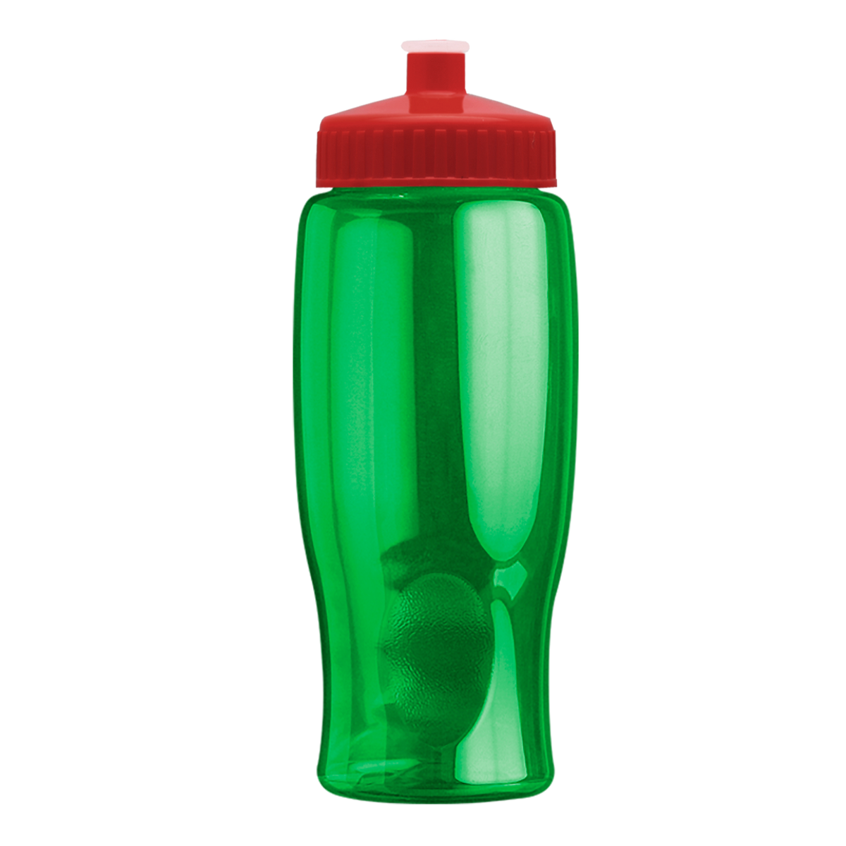 Custom logo Poly+ Bottle with Push-Pull Lid - 27 oz.