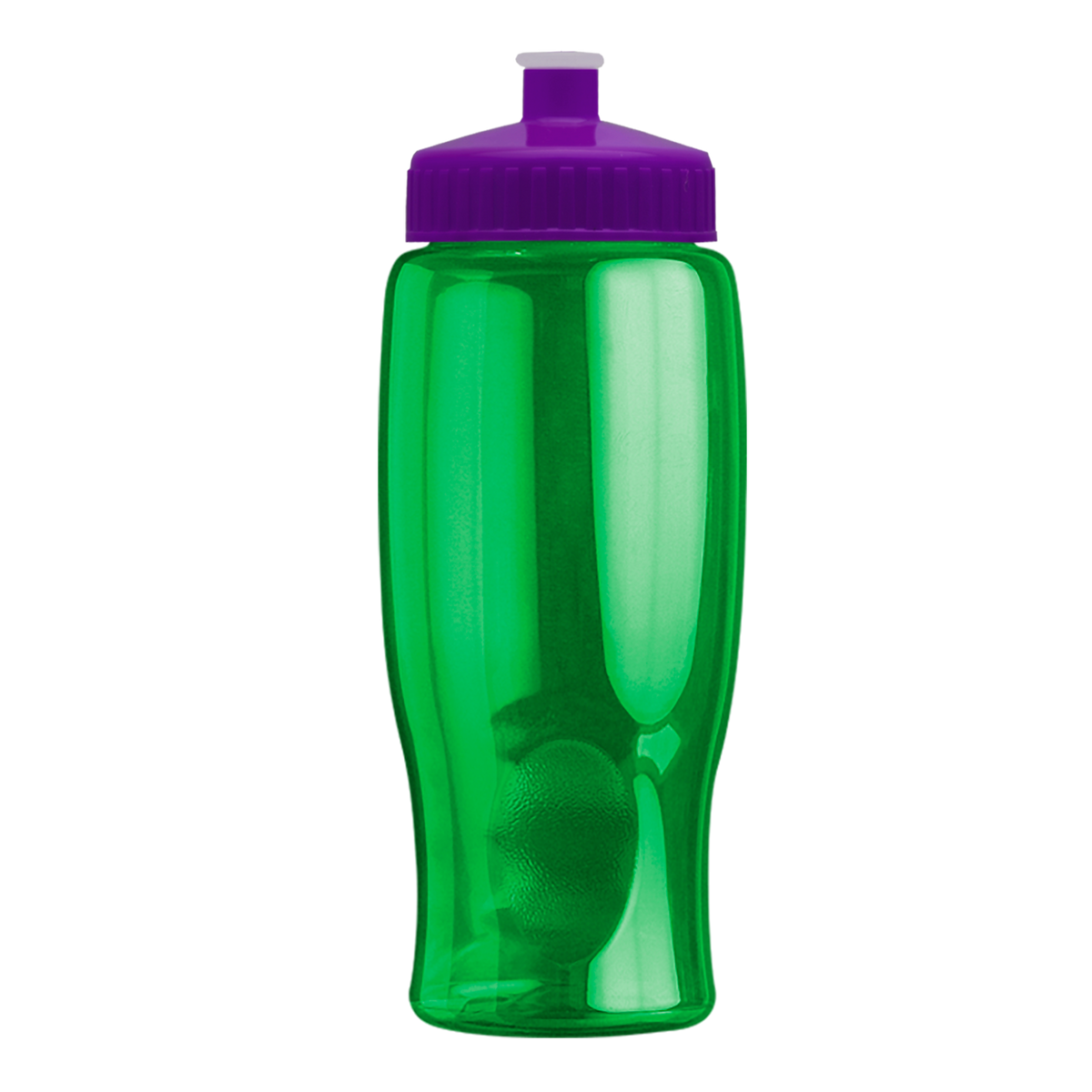 Custom logo Poly+ Bottle with Push-Pull Lid - 27 oz.