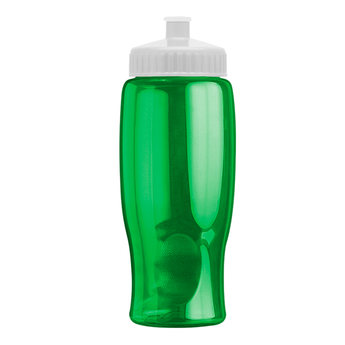 Custom logo Poly+ Bottle with Push-Pull Lid - 27 oz.