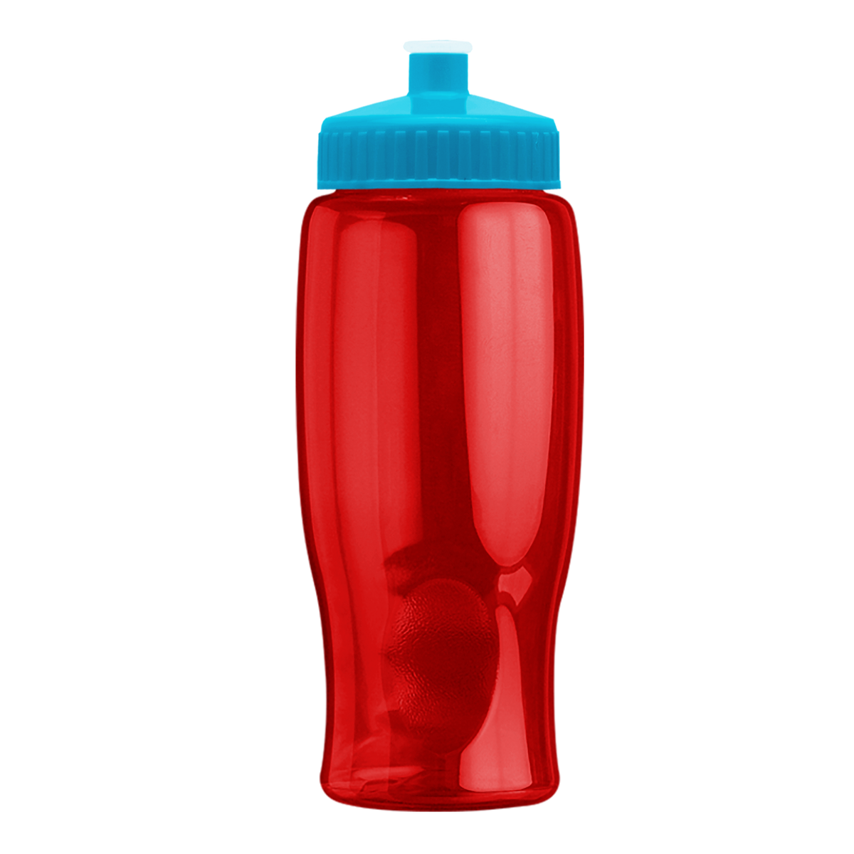 Custom logo Poly+ Bottle with Push-Pull Lid - 27 oz.