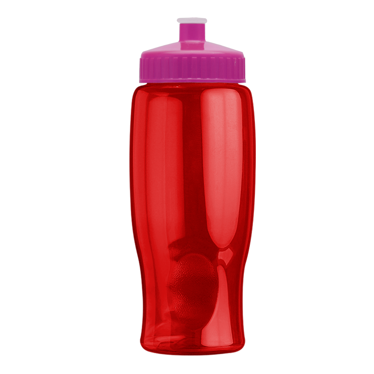 Custom logo Poly+ Bottle with Push-Pull Lid - 27 oz.