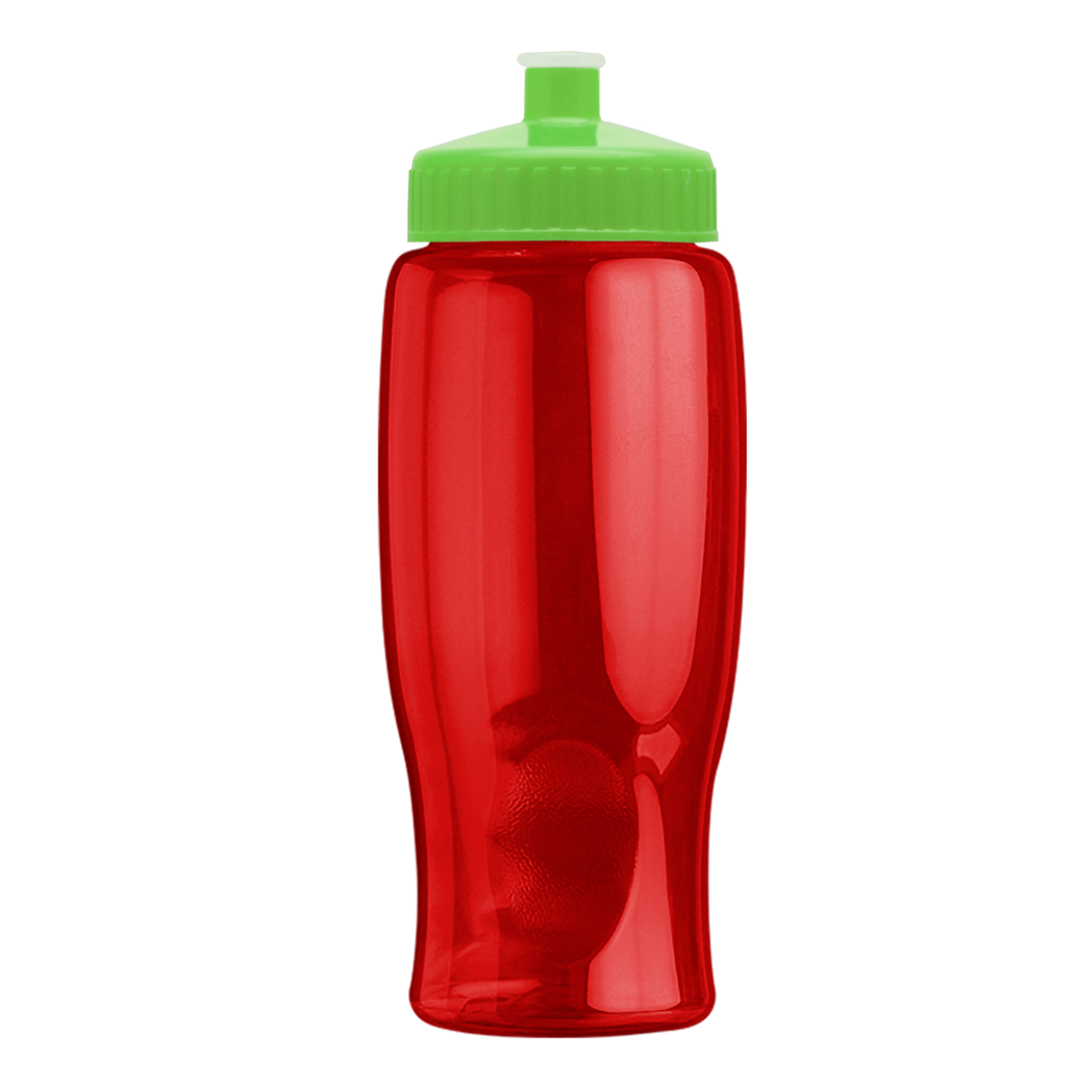 Custom logo Poly+ Bottle with Push-Pull Lid - 27 oz.