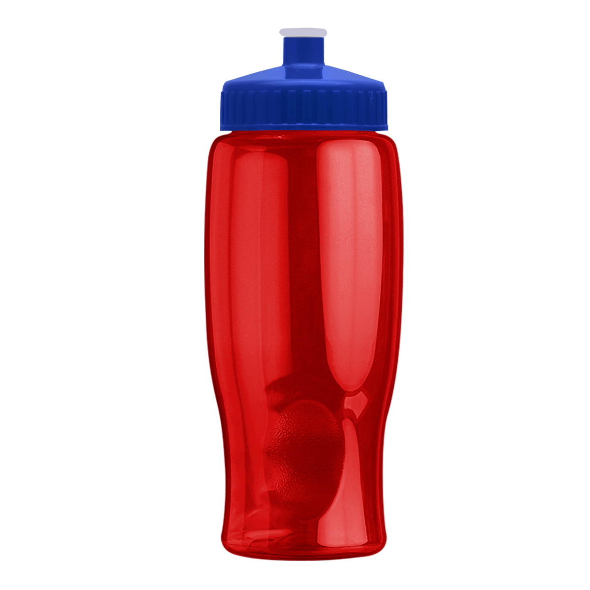 Custom logo Poly+ Bottle with Push-Pull Lid - 27 oz.