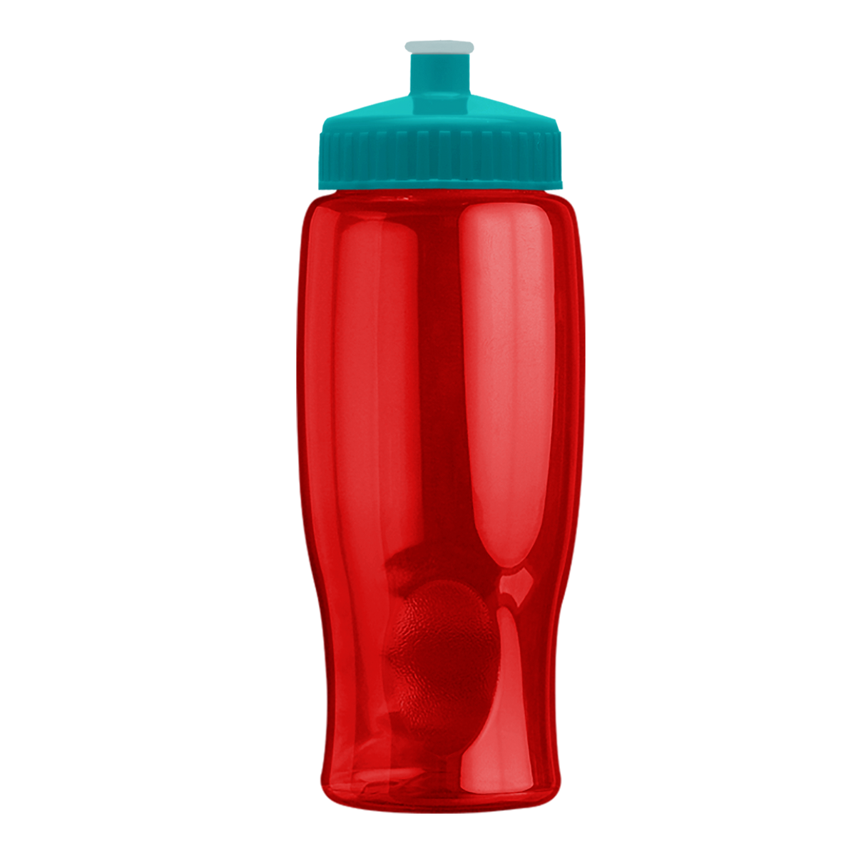 Custom logo Poly+ Bottle with Push-Pull Lid - 27 oz.