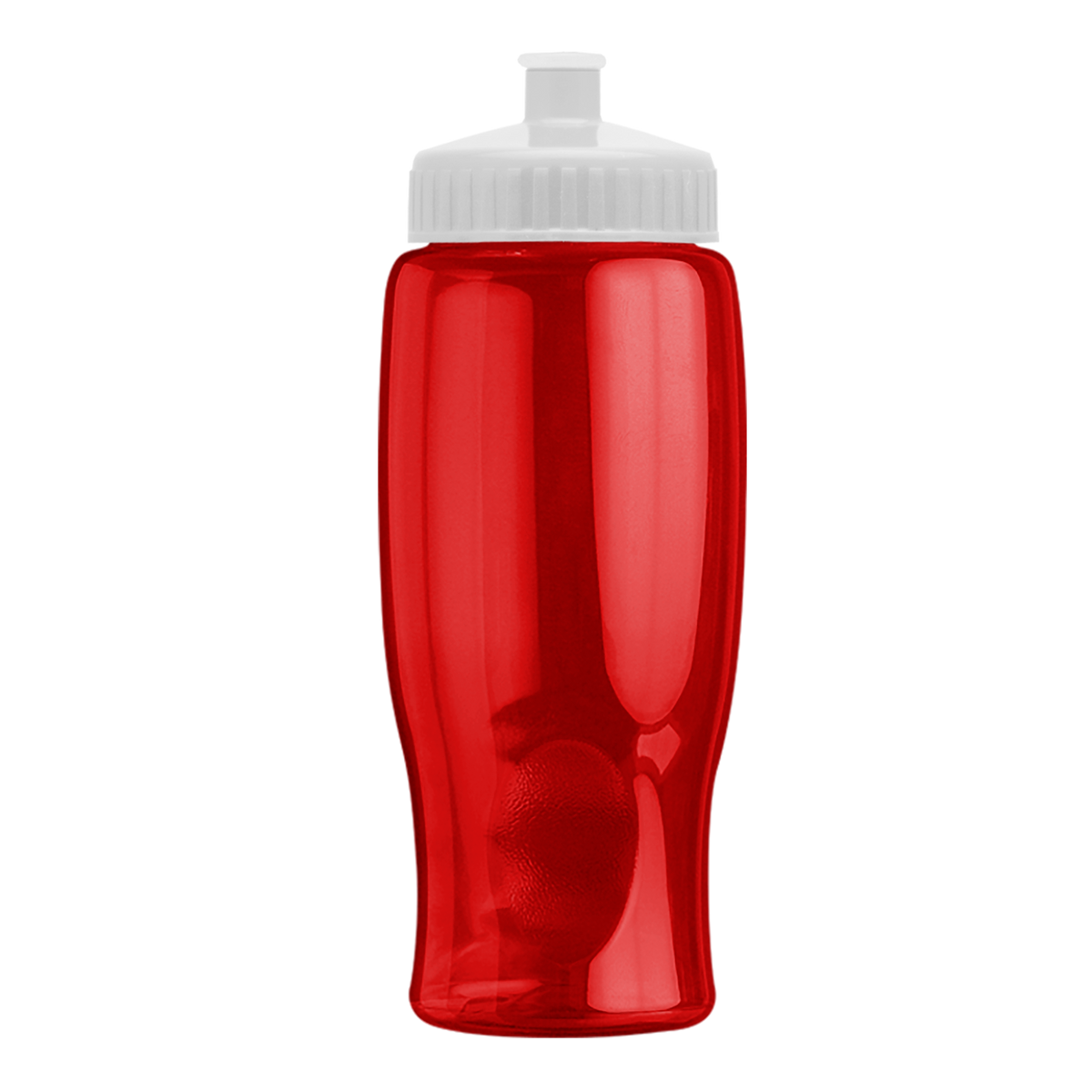 Custom logo Poly+ Bottle with Push-Pull Lid - 27 oz.