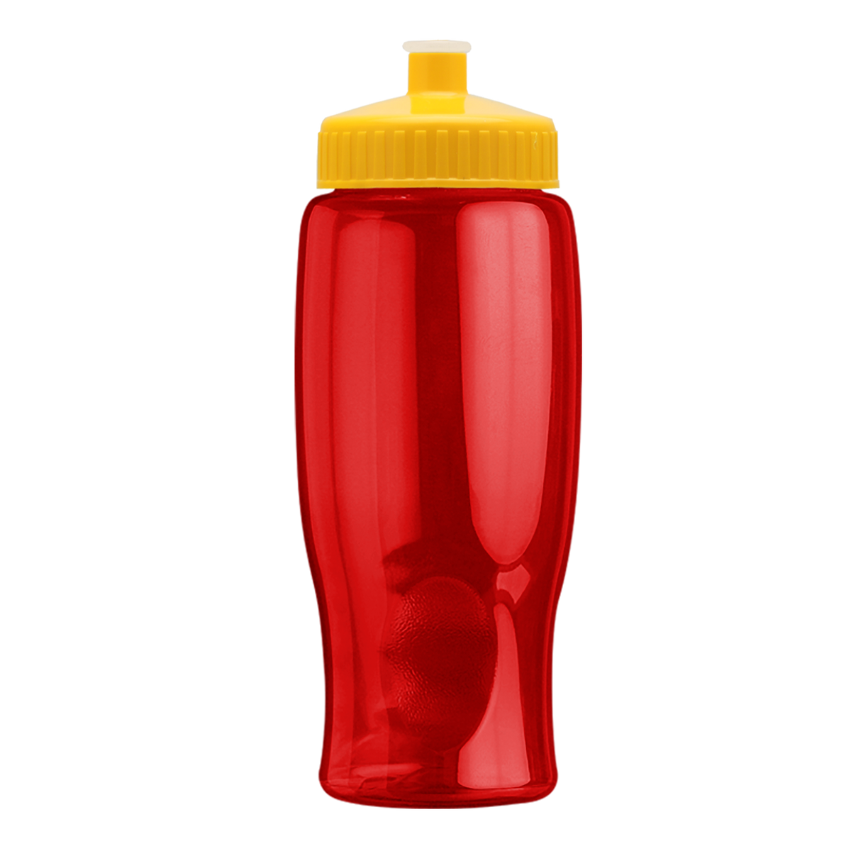 Custom logo Poly+ Bottle with Push-Pull Lid - 27 oz.