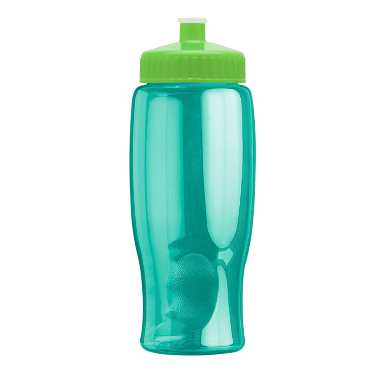 Custom logo Poly+ Bottle with Push-Pull Lid - 27 oz.
