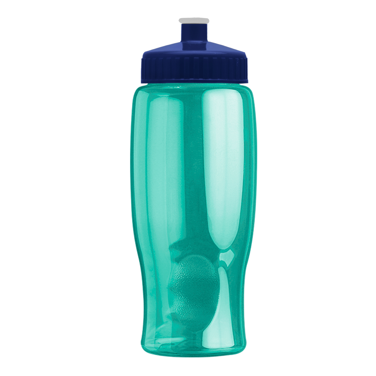 Custom logo Poly+ Bottle with Push-Pull Lid - 27 oz.