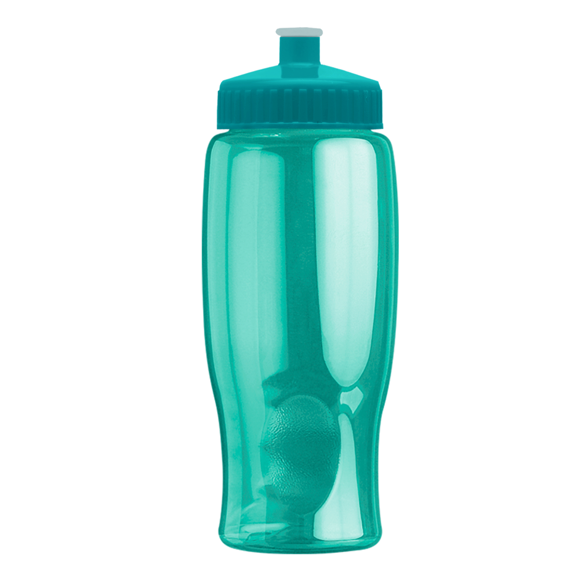Custom logo Poly+ Bottle with Push-Pull Lid - 27 oz.