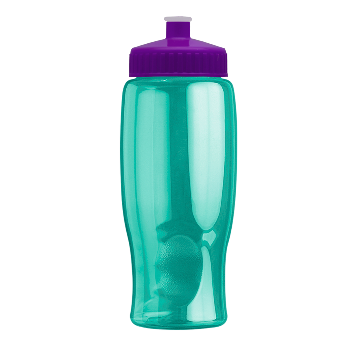 Custom logo Poly+ Bottle with Push-Pull Lid - 27 oz.