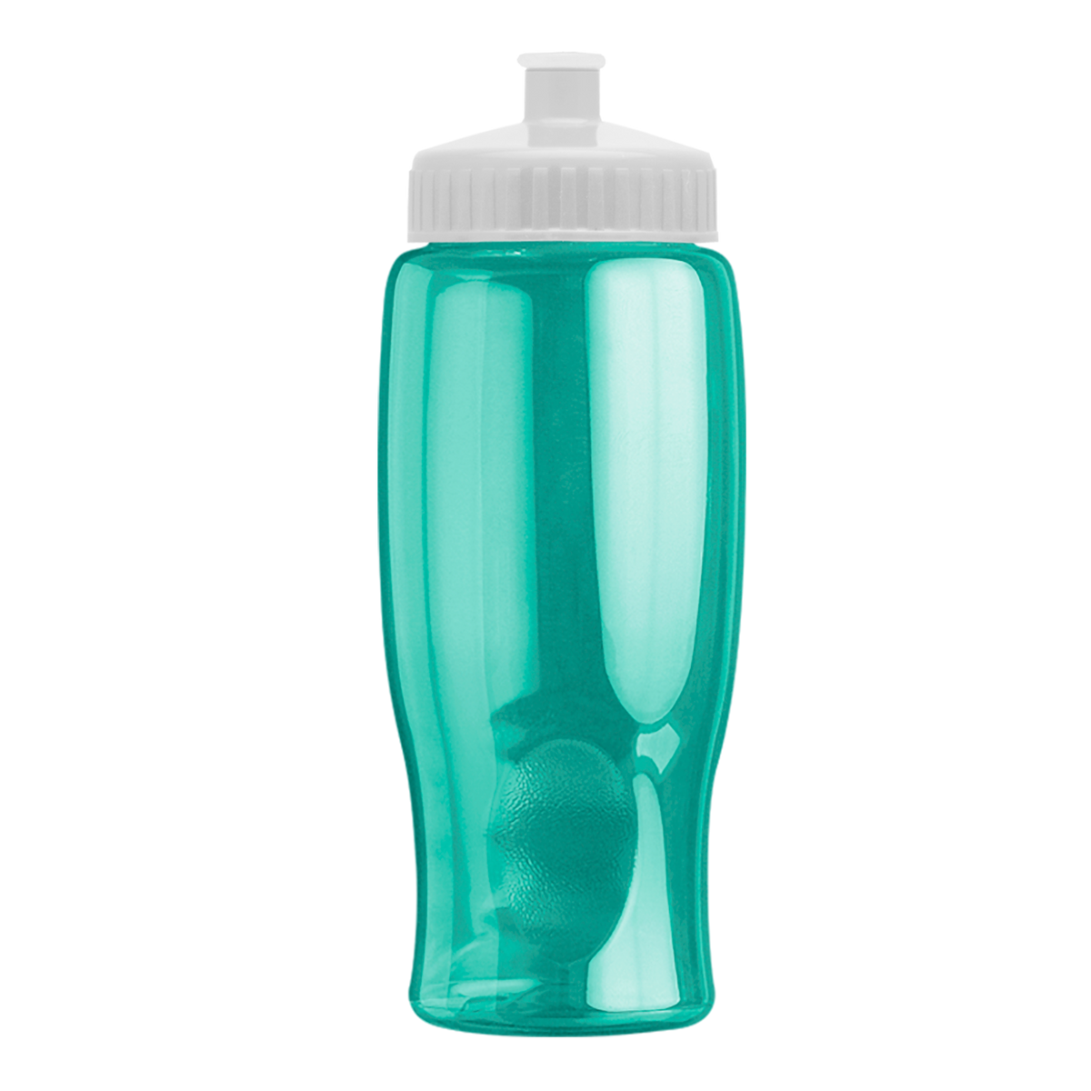 Custom logo Poly+ Bottle with Push-Pull Lid - 27 oz.