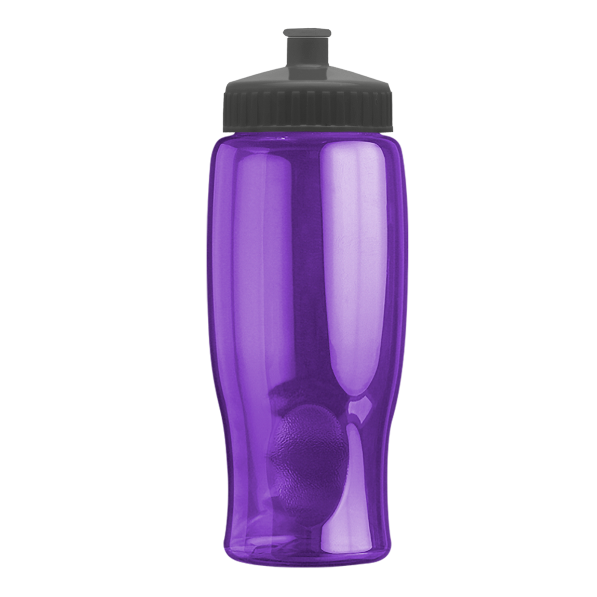 Custom logo Poly+ Bottle with Push-Pull Lid - 27 oz.