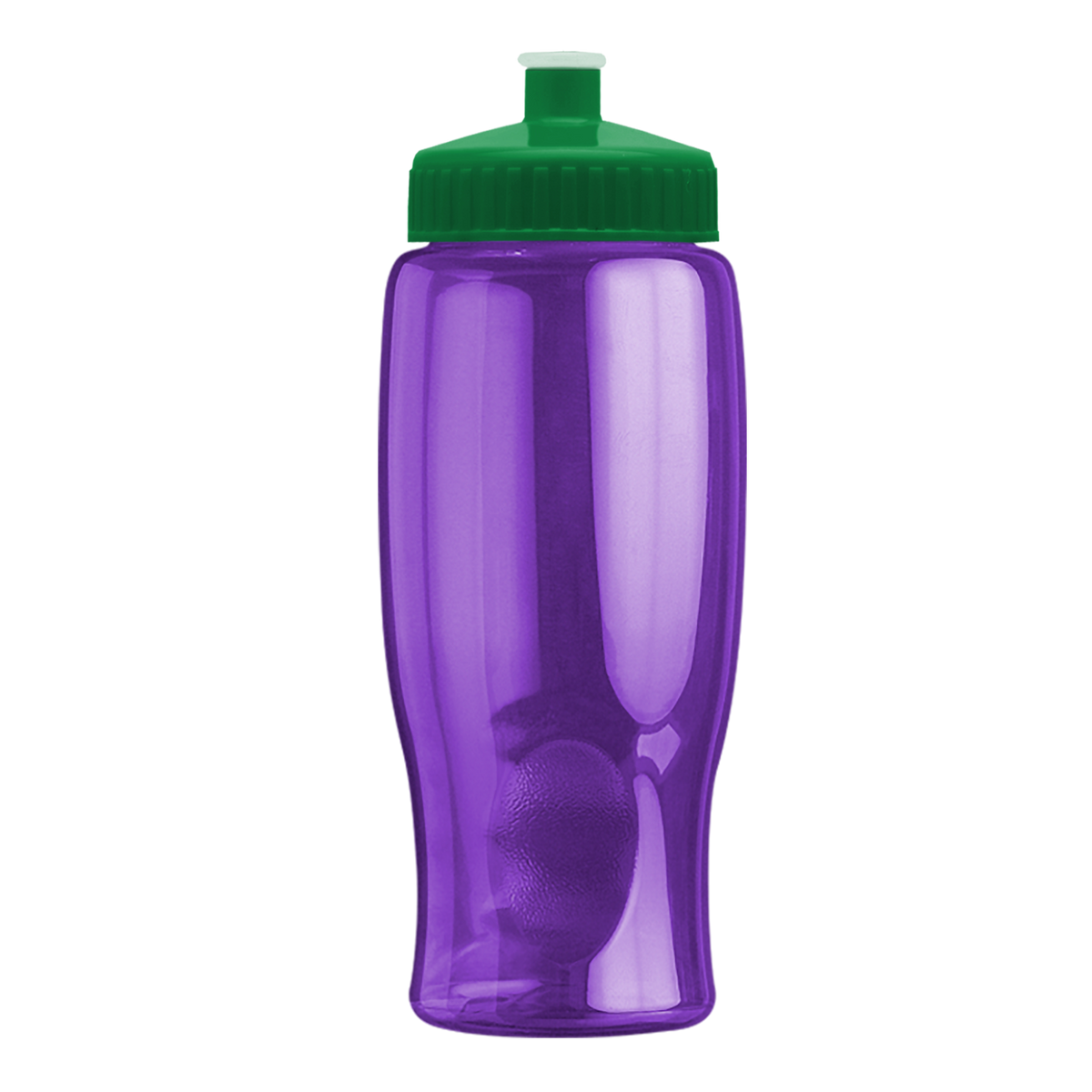 Custom logo Poly+ Bottle with Push-Pull Lid - 27 oz.