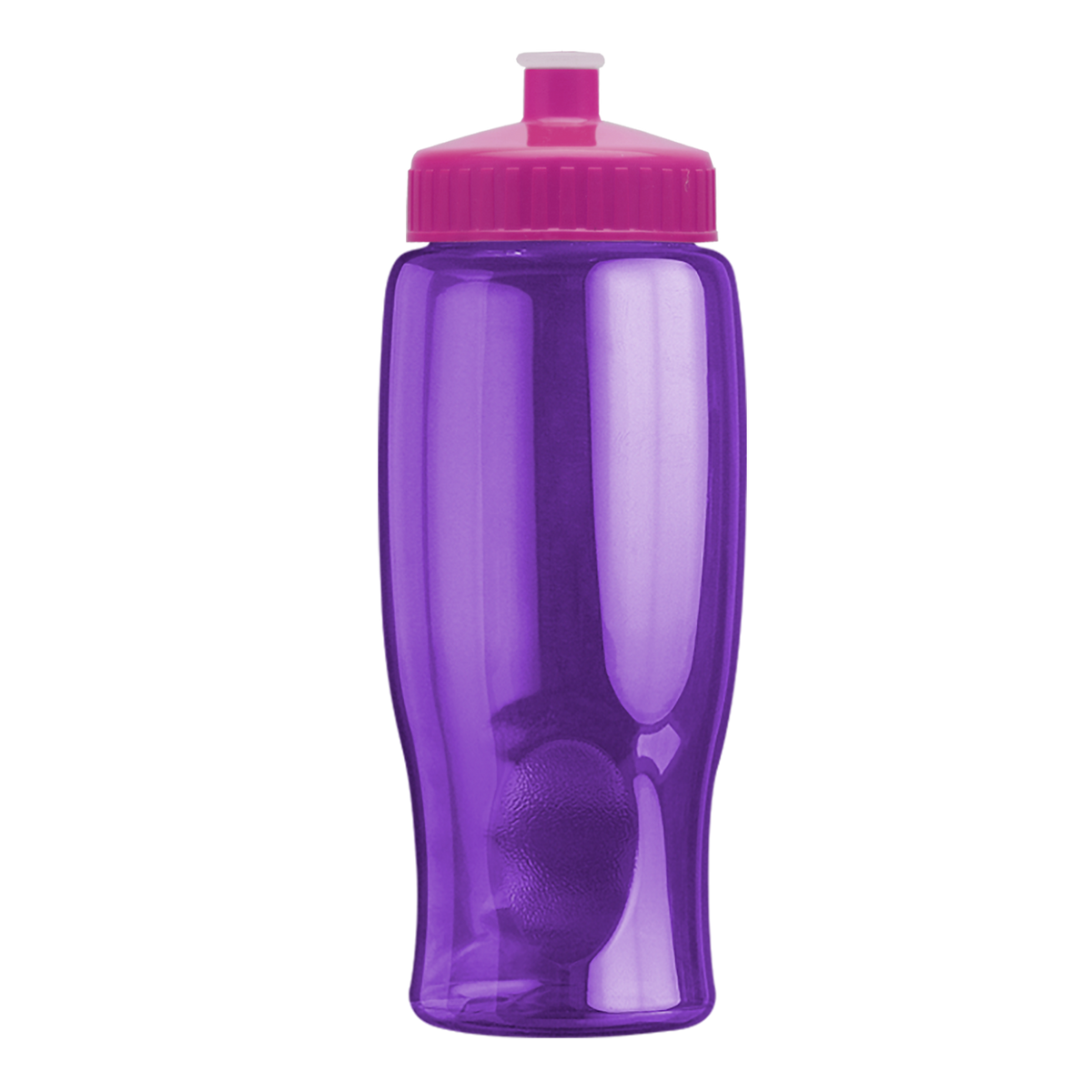 Custom logo Poly+ Bottle with Push-Pull Lid - 27 oz.