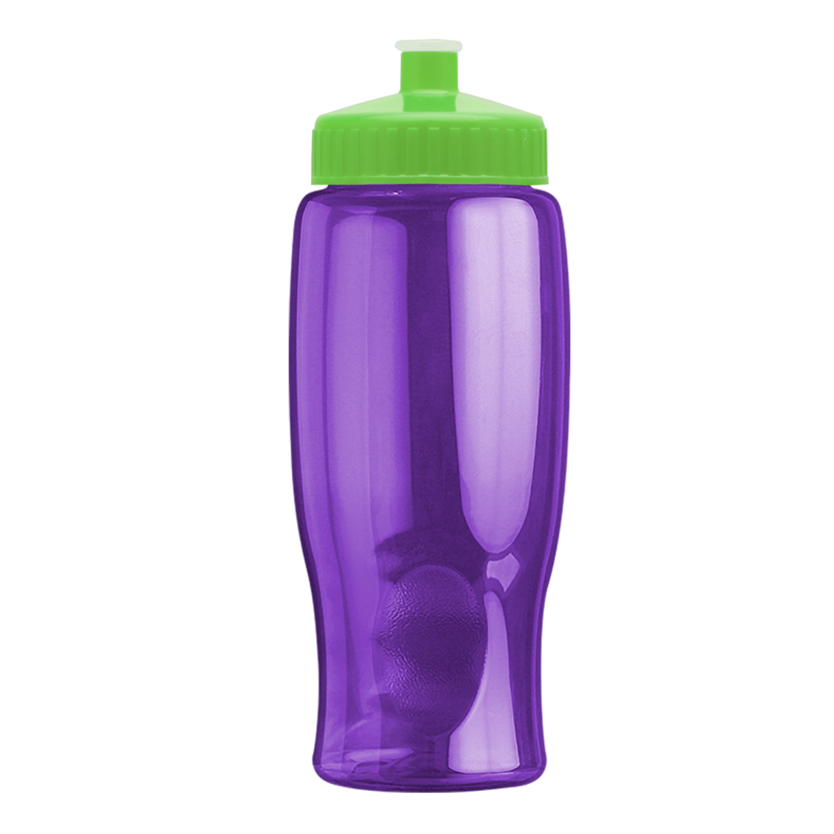 Custom logo Poly+ Bottle with Push-Pull Lid - 27 oz.