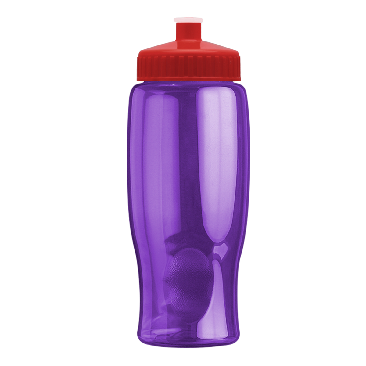 Custom logo Poly+ Bottle with Push-Pull Lid - 27 oz.