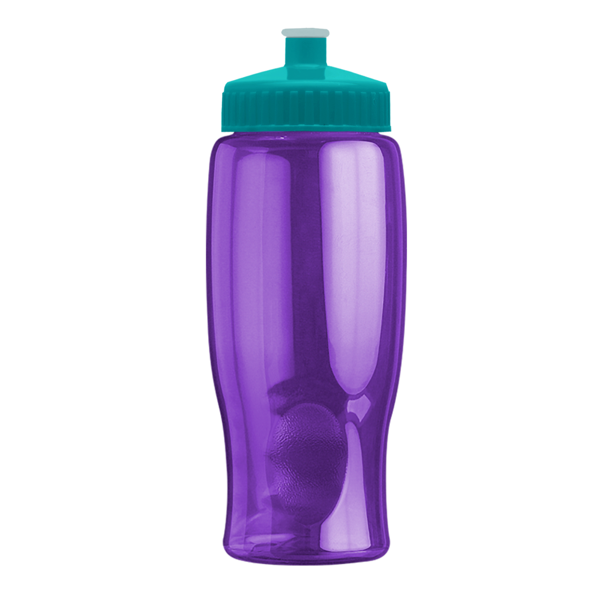 Custom logo Poly+ Bottle with Push-Pull Lid - 27 oz.