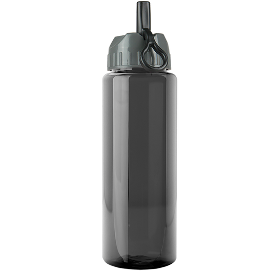 Guzzler Bottle with Ring-Straw Lid - 32 oz.