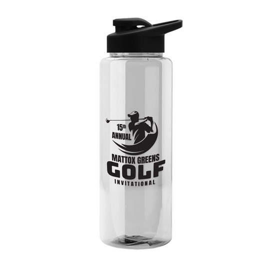 Guzzler Bottle with Drink-Thru Lid - 32 oz.