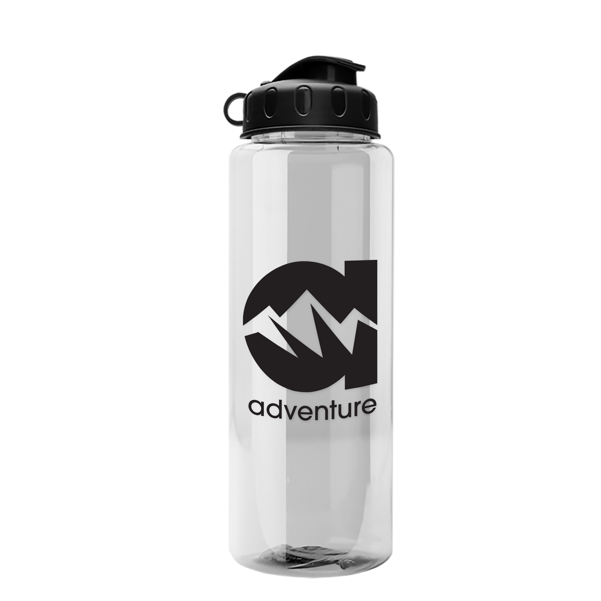 Custom logo Guzzler Bottle with Flip Lid - 32 oz.