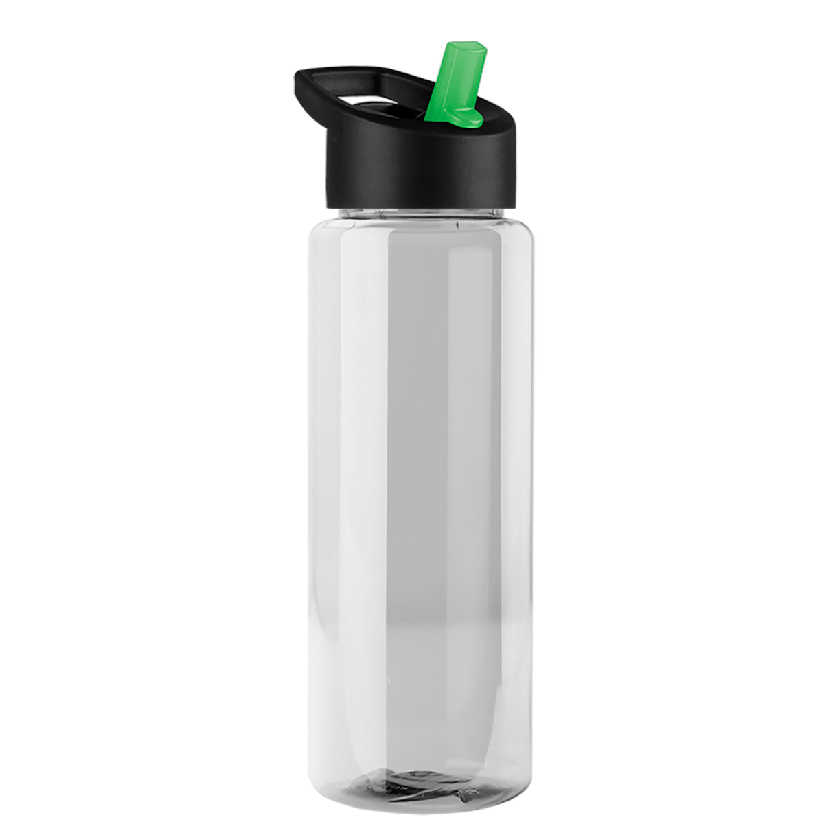 Custom logo Guzzler Bottle with Flip-Straw Lid - 32 oz.