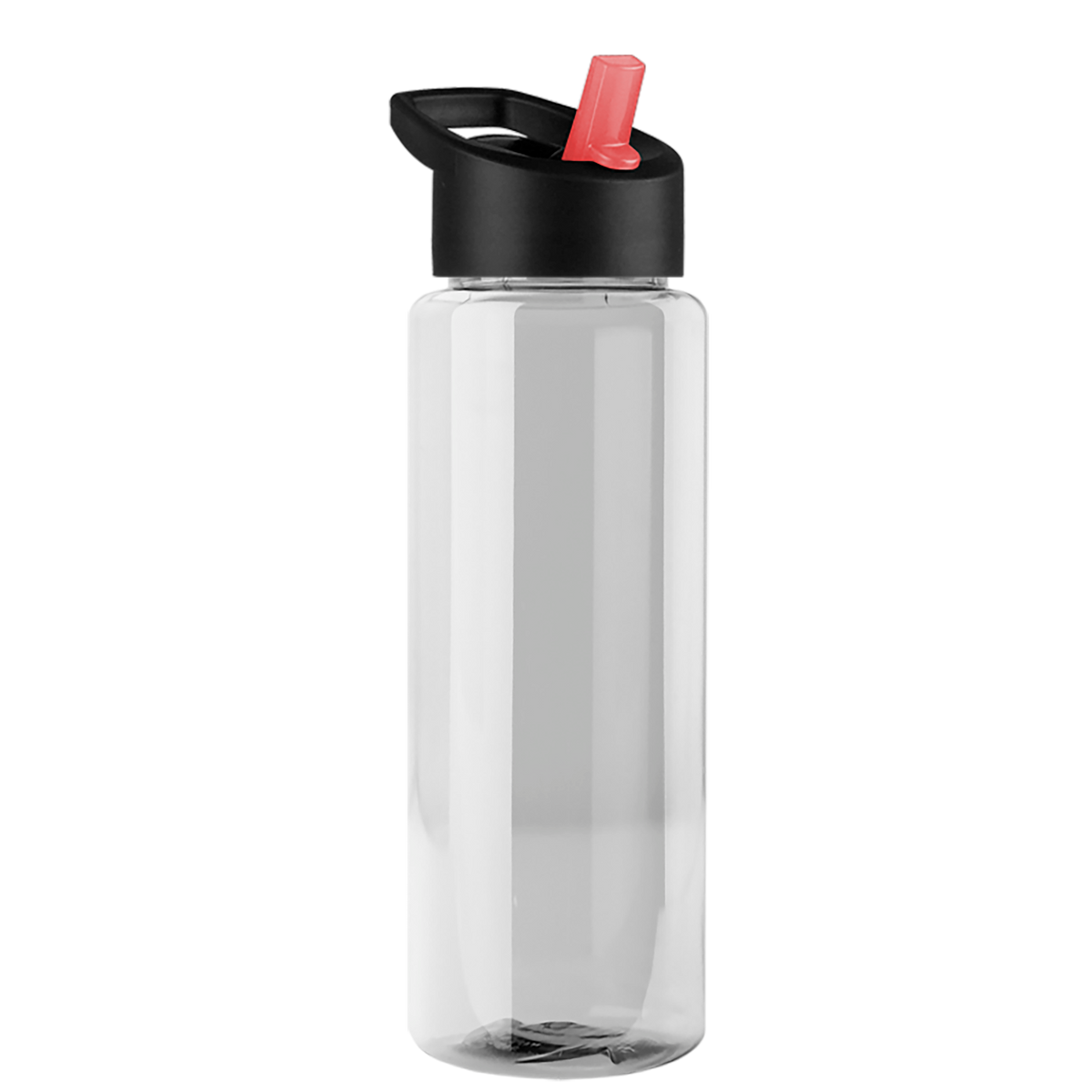 Custom logo Guzzler Bottle with Flip-Straw Lid - 32 oz.