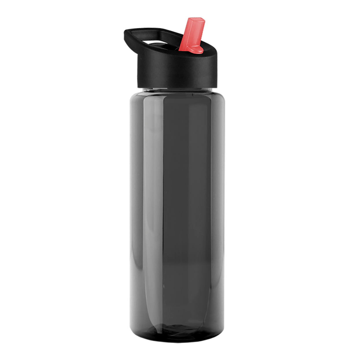 Custom logo Guzzler Bottle with Flip-Straw Lid - 32 oz.