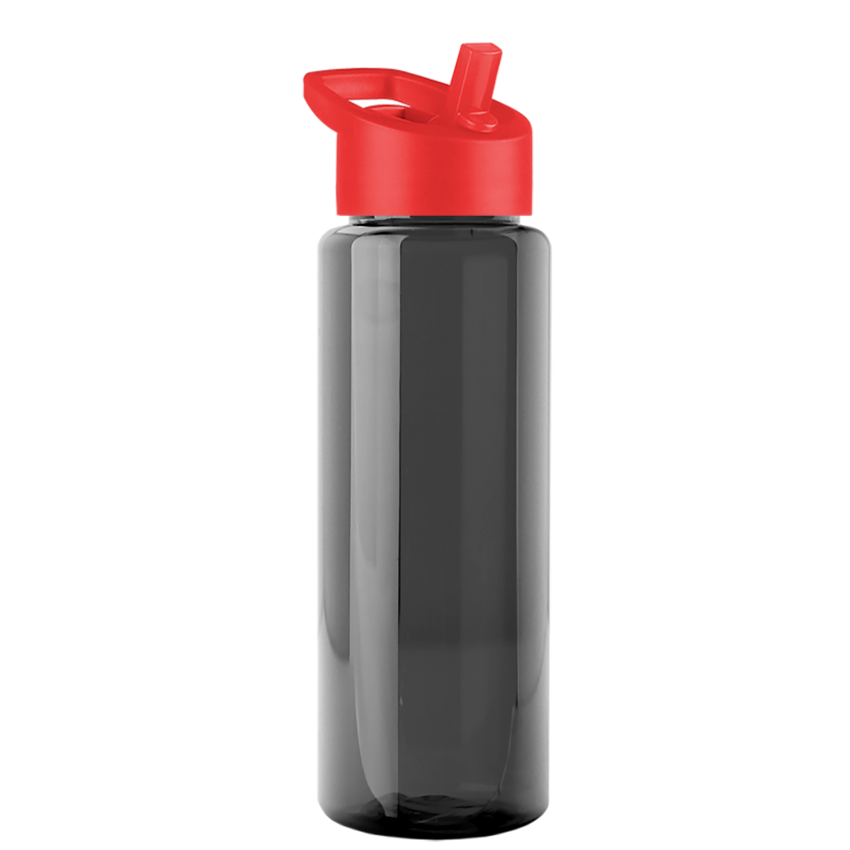 Custom logo Guzzler Bottle with Flip-Straw Lid - 32 oz.