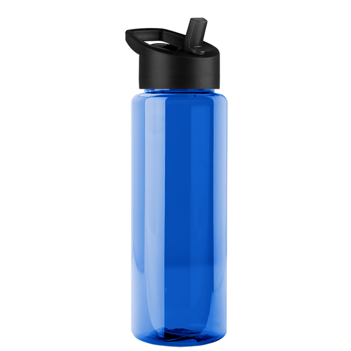 Custom logo Guzzler Bottle with Flip-Straw Lid - 32 oz.